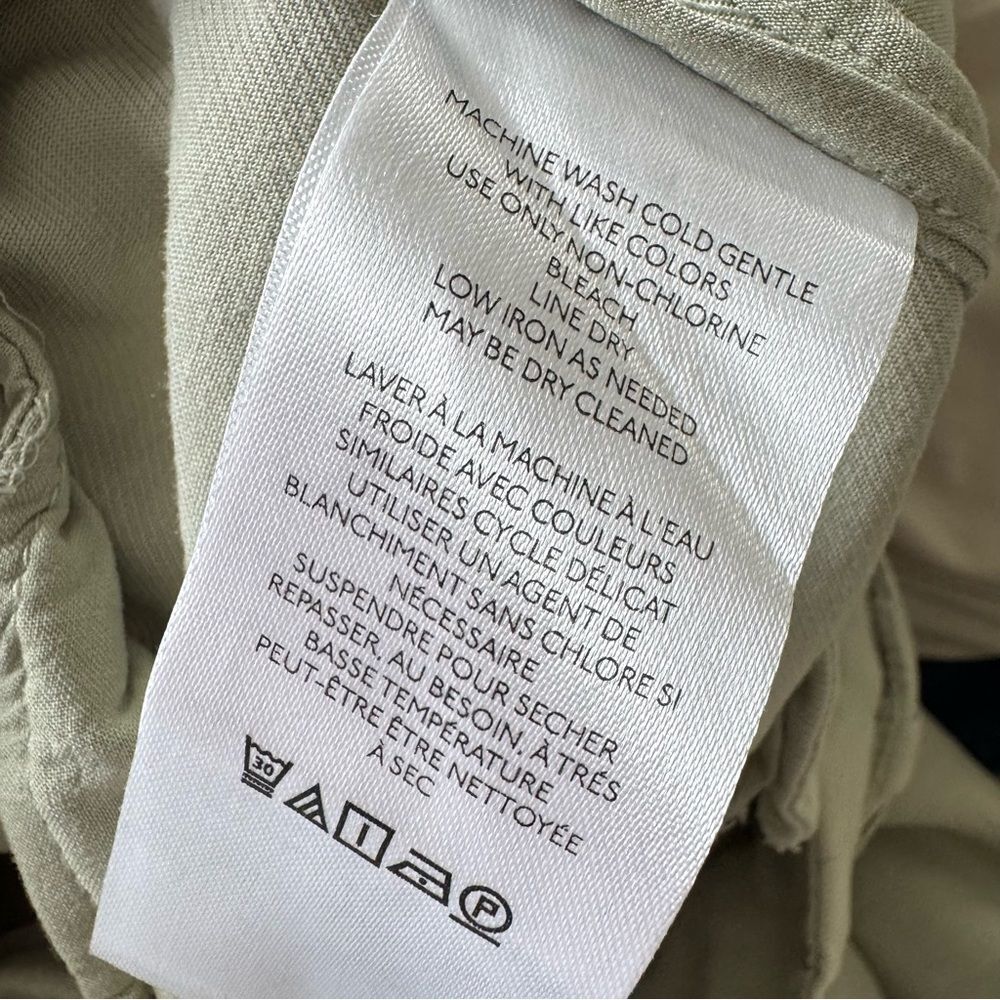 Free People Falling Out Straight Leg Trouser in Alfalfa Size 4 - Picture 11 of 13